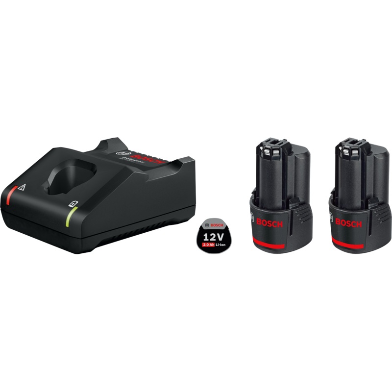 Bosch Starter Kit 12v - 2x GBA 12V 2.0 Ah + GAL 12V-40 Professional