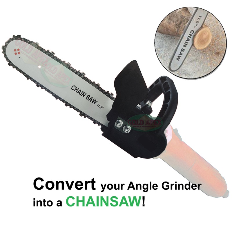 Fortech / JCK Chainsaw Stand Attachment for 4" Angle Grinder