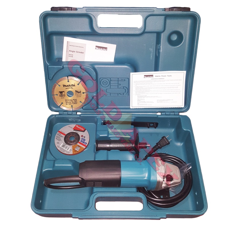 Makita 9553BKX Angle Grinder 4" with Carrying Case