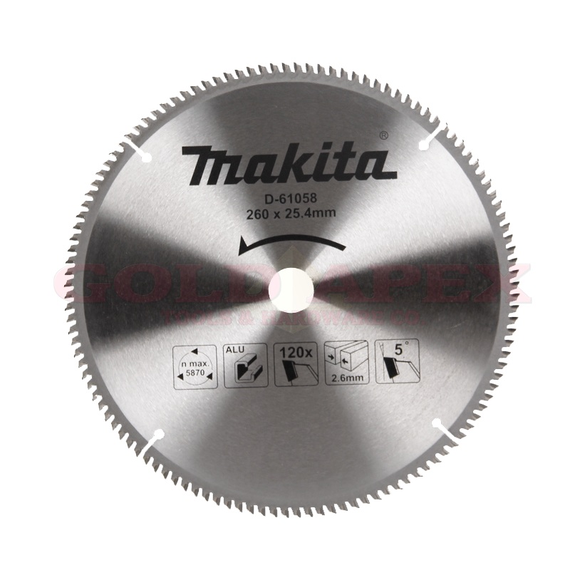 Makita D-61058 Circular Saw Blade 10"x120T