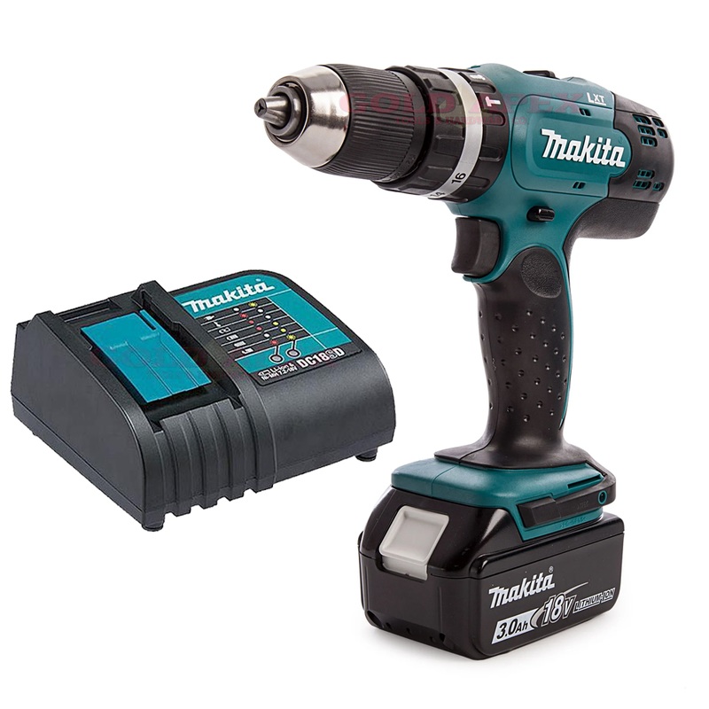 Makita DHP453SFX8 18V Cordless Hammer Drill (LXT-Series)