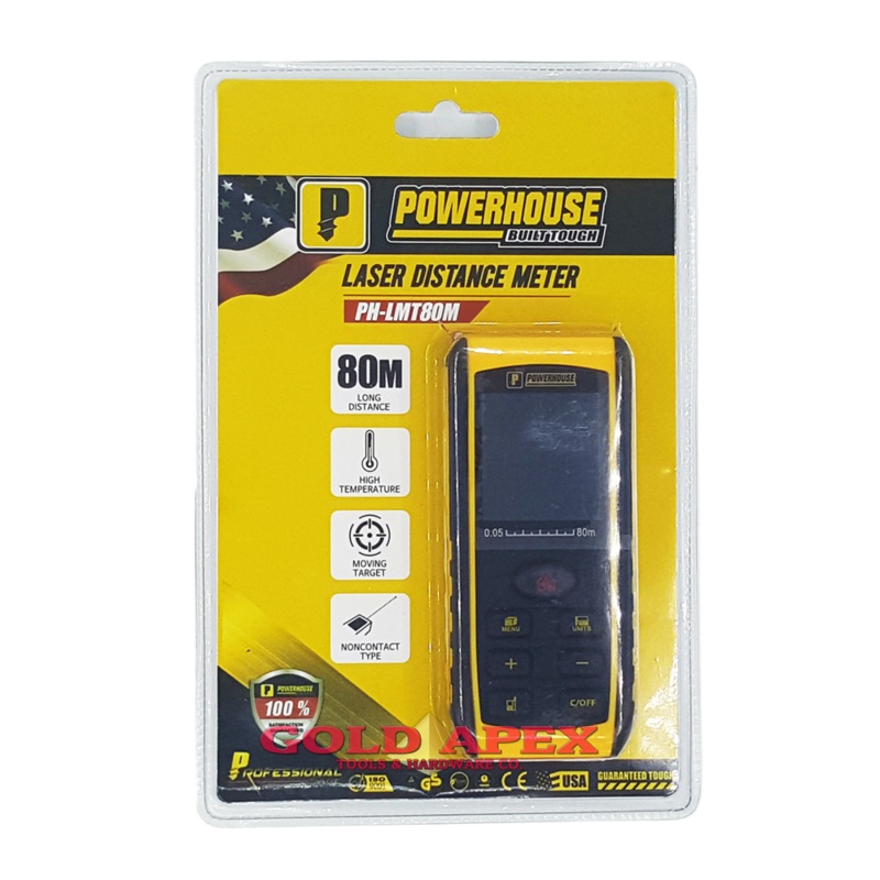 Powerhouse PH-LMT80M Laser Range Finder / Distance Measurer
