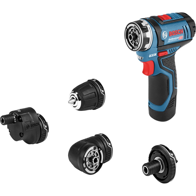Bosch GSR 12V-15 FC Cordless Drill / Driver FlexiClick 5-in-1 system (12 Volts)