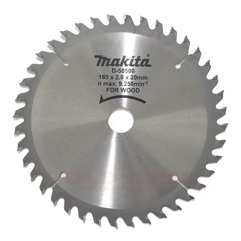 Makita D-50500 Circular Saw Blade  6-1/4"x40T (165mm)