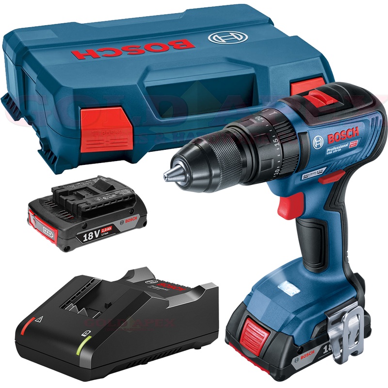 Bosch GSB 18V-50  Brushless Cordless Impact Drill / Driver SET
