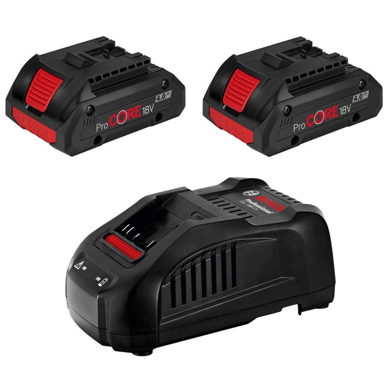 Bosch ProCORE Starter Kit 18V (2x ProCORE18V 4.0Ah + GAL 1880 CV)