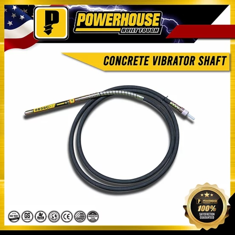 Powerhouse Concrete Vibrator Hose / Shaft 38mm | 6Meters