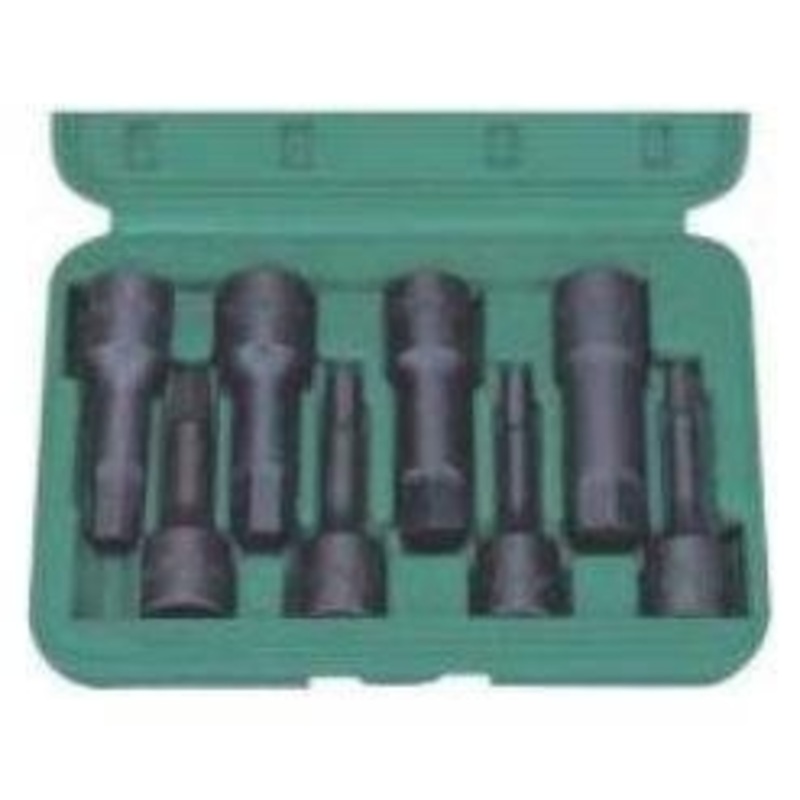 Hans 46016 1/2" Drive 8pcs. Hex Bit Impact Socket Wrench Set