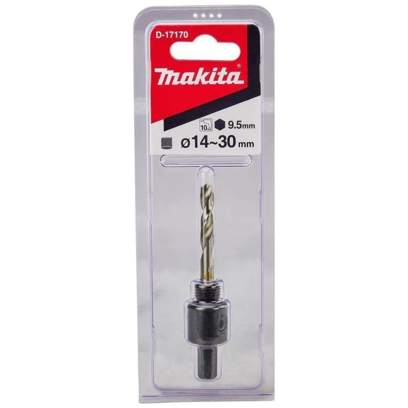 Makita D-17170 Hole Saw Holder / Pilot Drill Bit Adapter (10mm)
