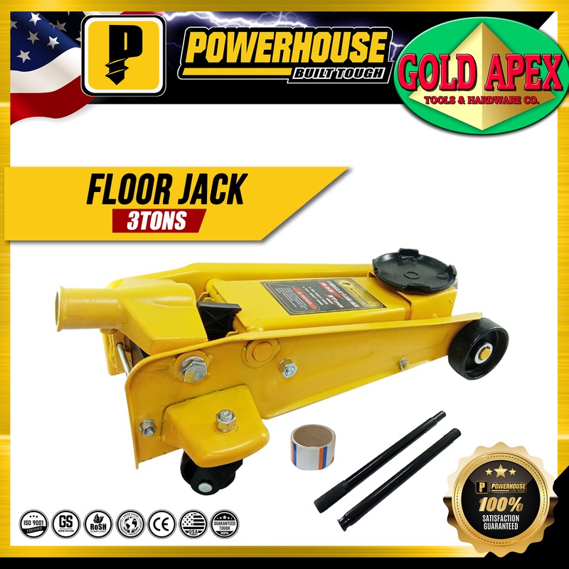 Powerhouse 3 Tons Hydraulic Floor Jack / Crocodile Jack