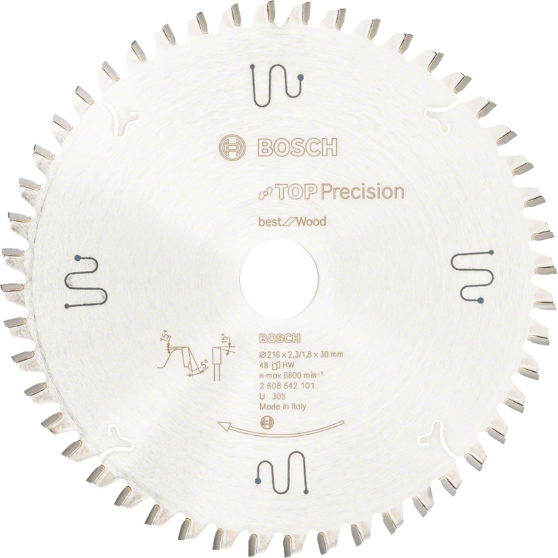 Bosch Circular Saw Blade 216mm x 48T for GCM 18V-216