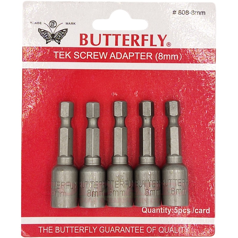 Butterfly #808 Magnetic Tek Screw Adaptor (8mm)