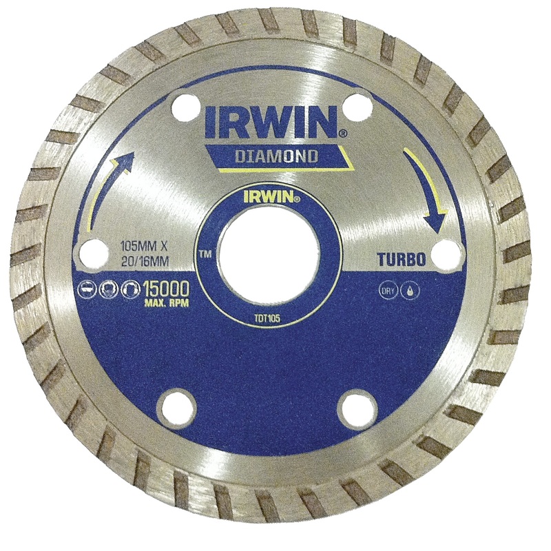 Irwin TDT105 Diamond Disc 4" Turbo