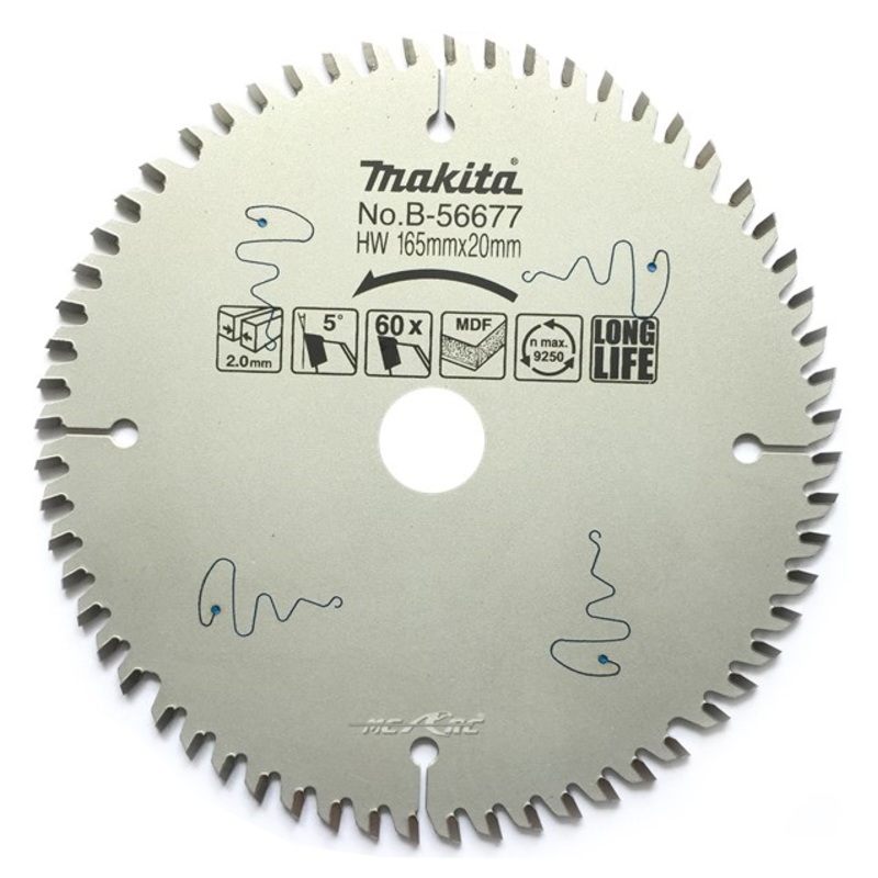 Makita B-56677 Circular Saw Blade 165x20x60T