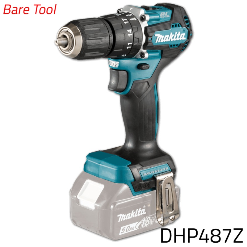 Makita DHP487Z 18V Cordless Brushless Hammer Driver Drill (LXT-Series) [Bare Tool]