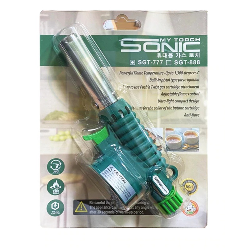 Sonic SGT-777 One Touch Butane Gas Torch