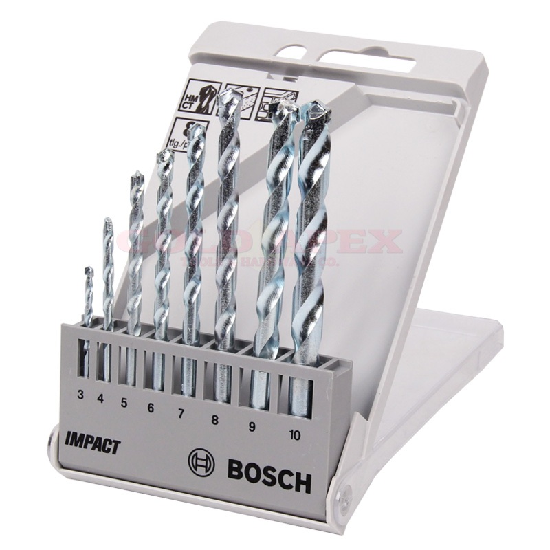 Bosch 8 Pcs Masonry Drill Bit Set