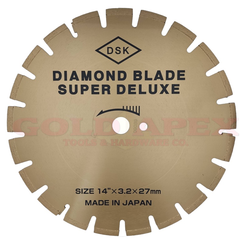 DSK Japan Diamond Cutting Disc 14" for Asphalt & Concrete
