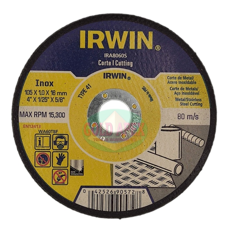 Irwin Cutting Disc 4" for Stainless (Super Thin)