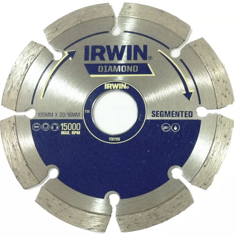 Irwin TDD105 Diamond Disc 4" Segmented
