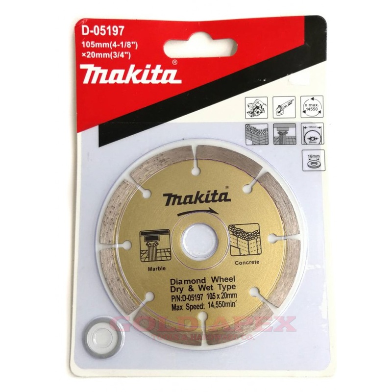 Makita D-05197 Diamond Disc 4" Segmented