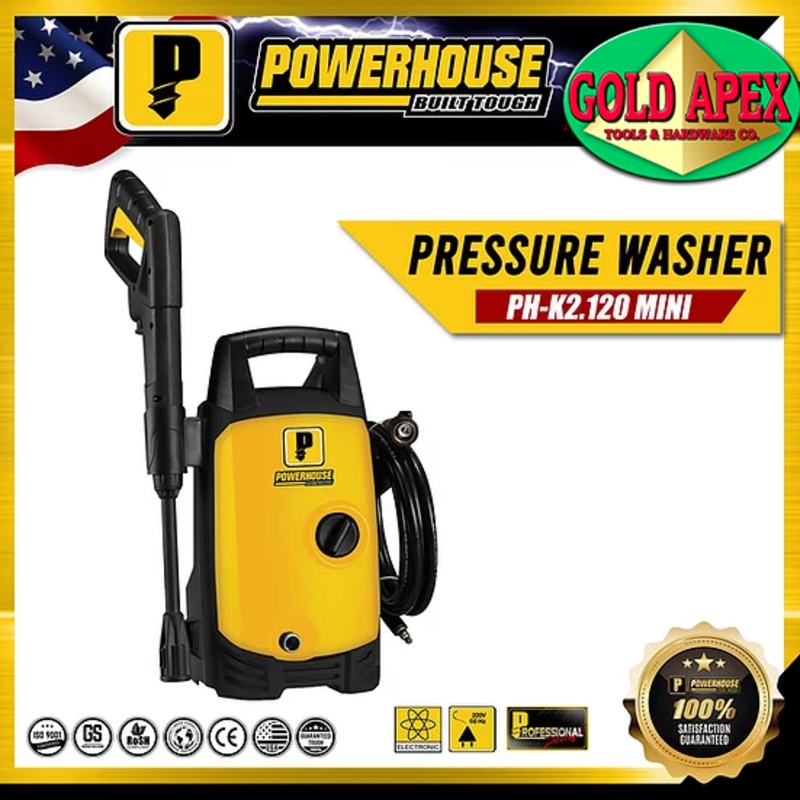 Powerhouse PH-K2.120 Mini High Pressure Washer (120 Bars)