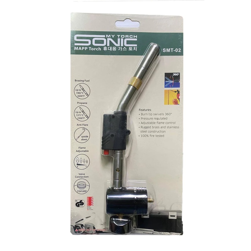 Sonic SMT-02 Industrial Mapp Gas Torch