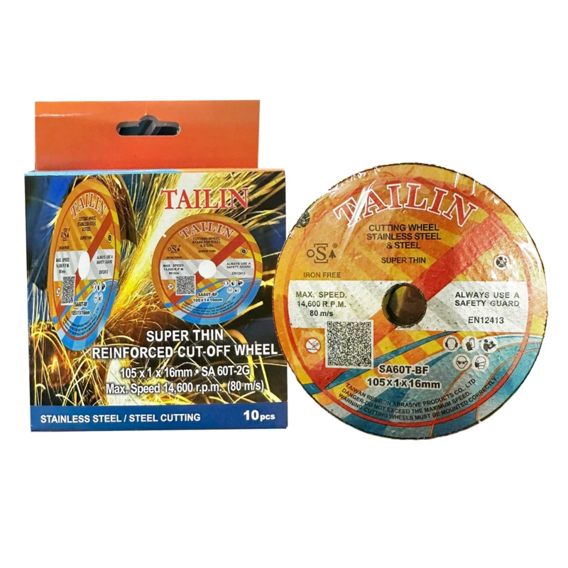 Tailin Cutting Disc 4" for Stainless (Super Thin)