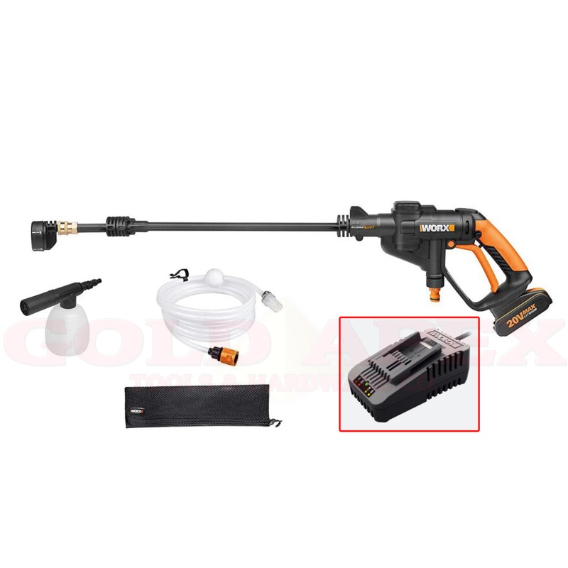 Worx WG629E.4 HYDROSHOT Cordless Portable Pressure Washer 20V MAX