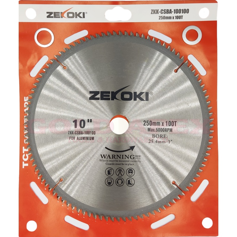 Zekoki ZKK-CSBA-100100 Circular Saw Blade 10"x100T for Aluminum