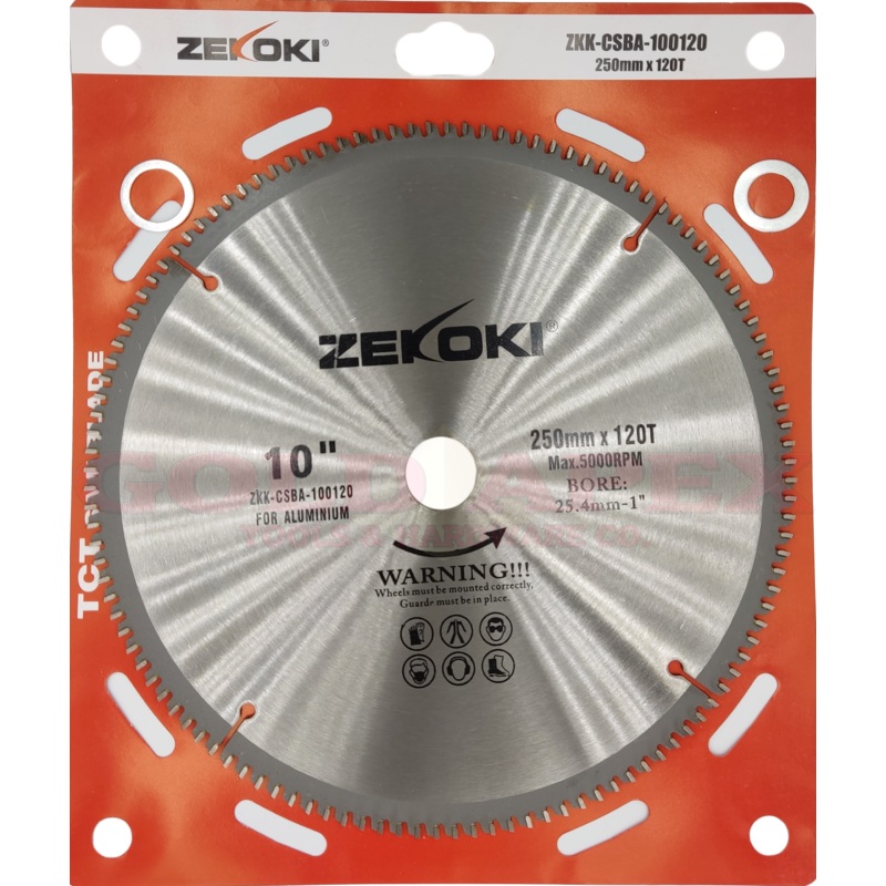 Zekoki ZKK-CSBA-100120 Circular Saw Blade 10"x120T for Aluminum