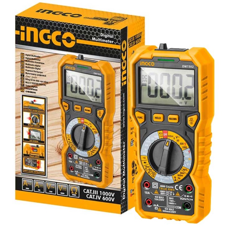 Ingco DM7502 Digital Multi Meter / Tester