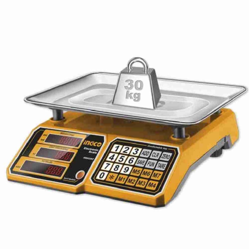 Ingco HESA3303 Electronic Digital Weighing Scale 30kg