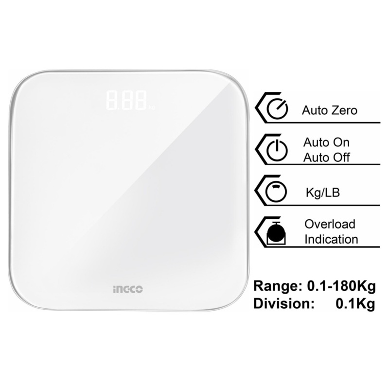 Ingco HESA41802 Body Weighing Scale 180kg