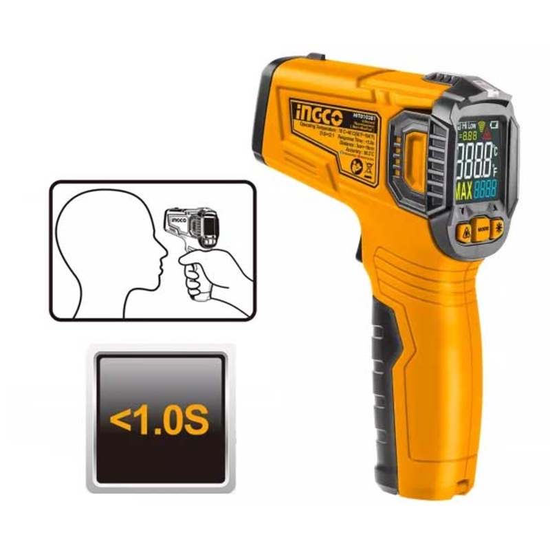 Ingco HIT010381 Infrared Thermometer / Thermal Scanner
