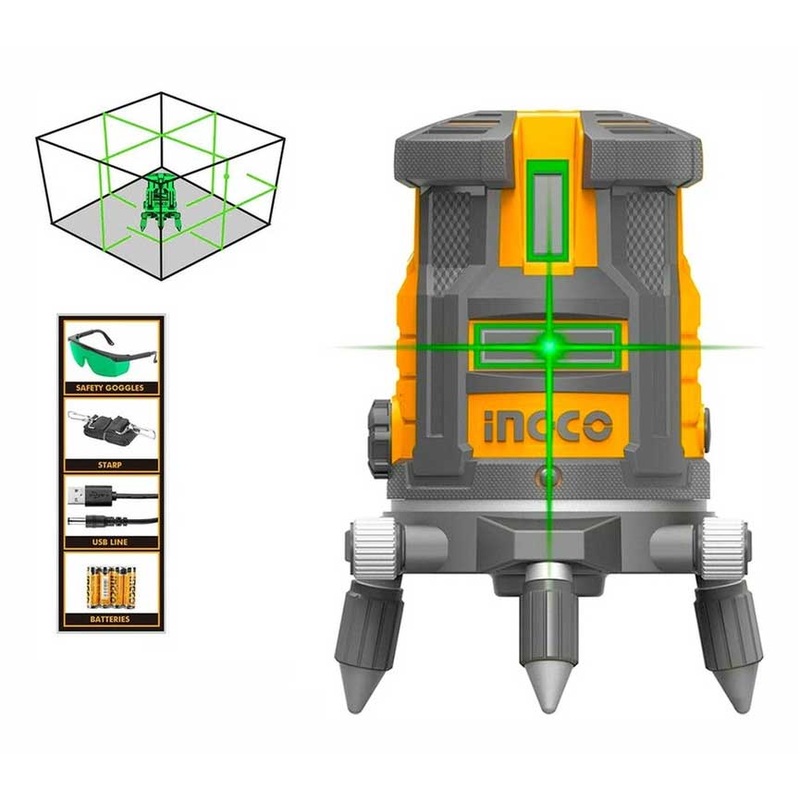 Ingco HLL305205 Line Laser Level [Green] (20 meters)