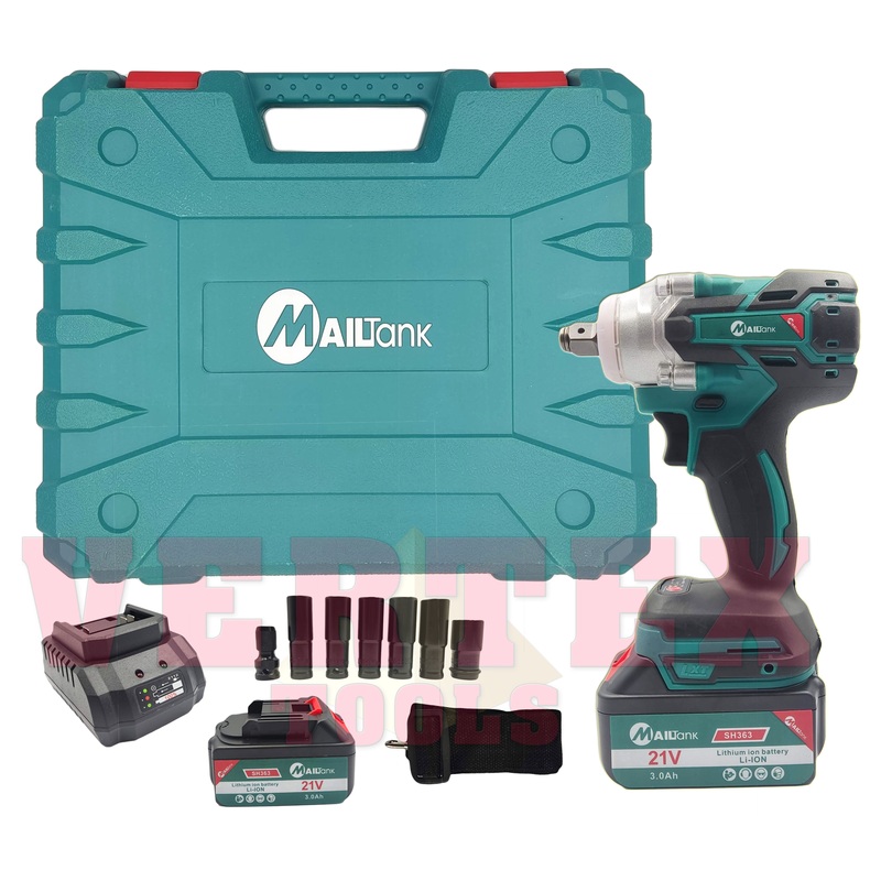 Mailtank SH363 21V Cordless Brushless Impact Wrench 1/2" Drive