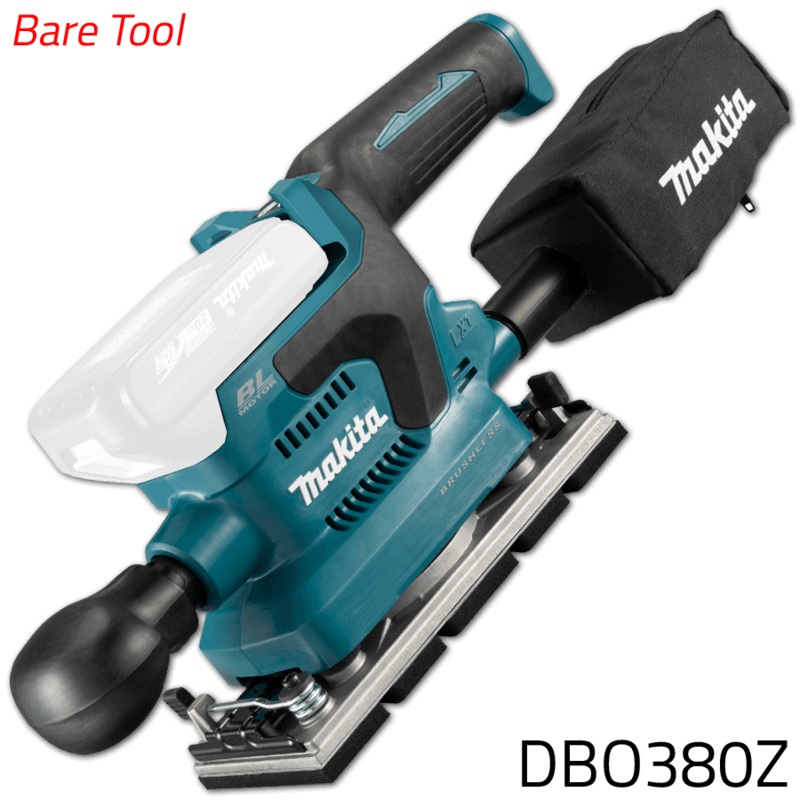 Makita DBO380Z 18V Cordless Brushless Finishing Sander (LXT-Series) [Bare Tool]