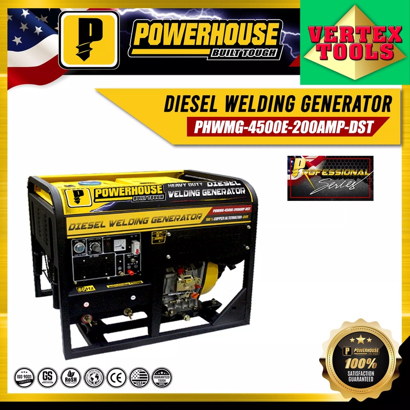 Powerhouse PHWMG-4500E-200AMP-DST Welding Generator
