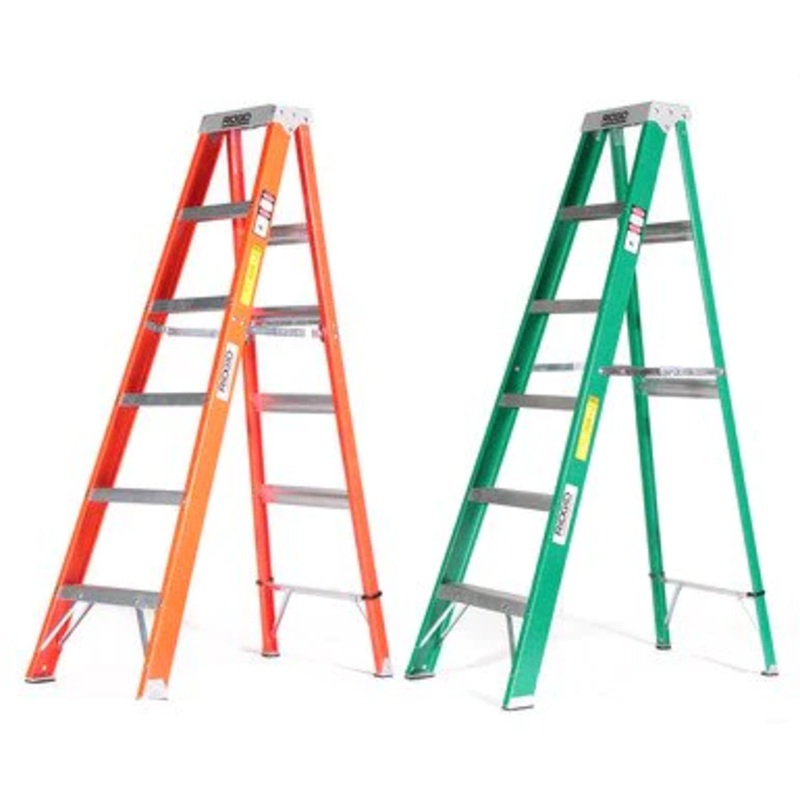 Ridgid Fiberglass Industrial Ladder