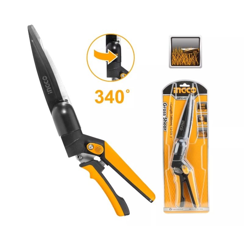 Ingco HPS3401 Grass Scissors / Garden Shears 340mm
