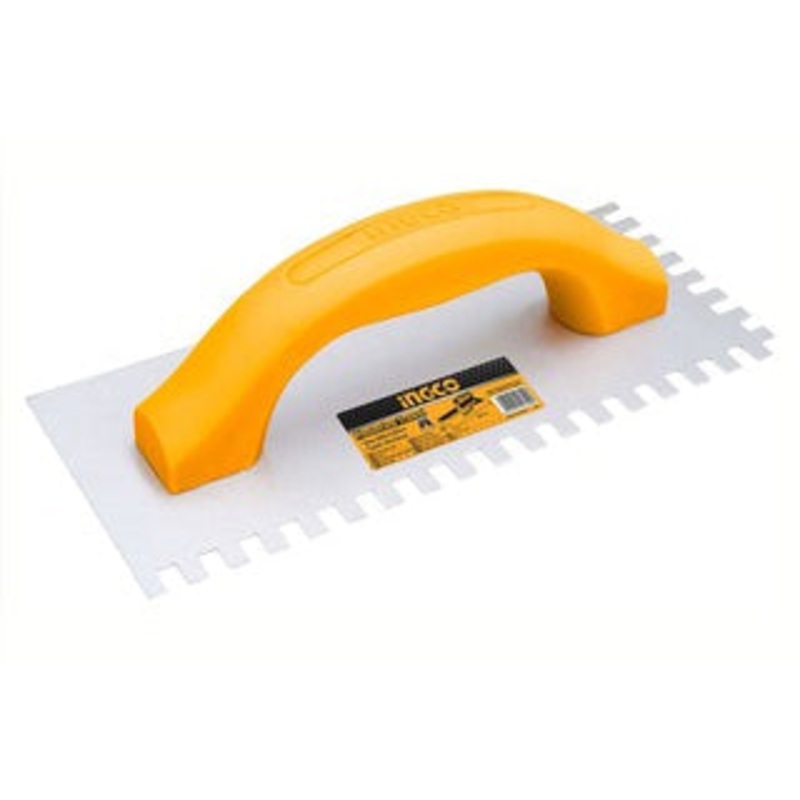 Ingco HPTT23108 Plastering Trowel with Teeth 230x100mm