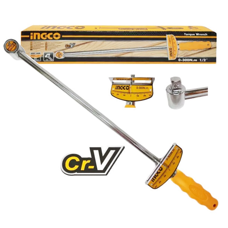 Ingco HPTW300N1 Torque Wrench 300Nm 1/2" Drive