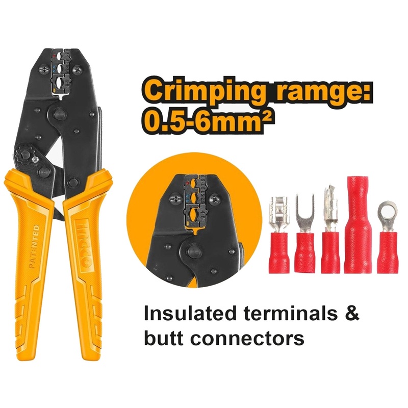 Ingco HRCPJ0506 Ratchet Crimping Plier