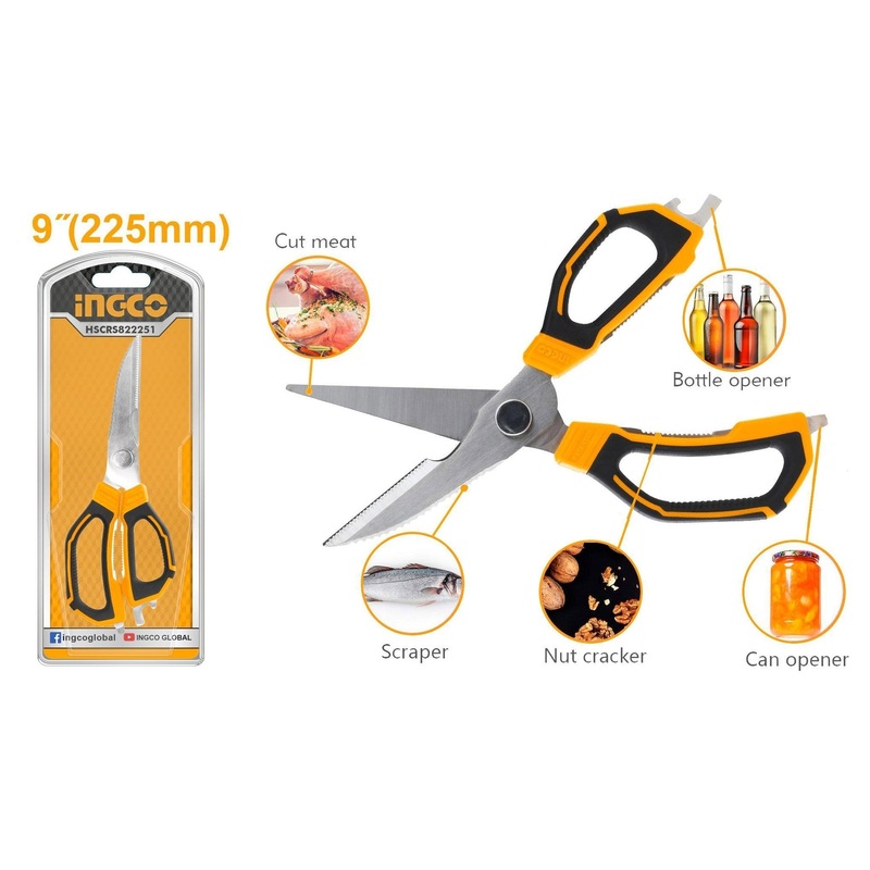 Ingco HSCRS822251 Kitchen Scissors 225mm (9")