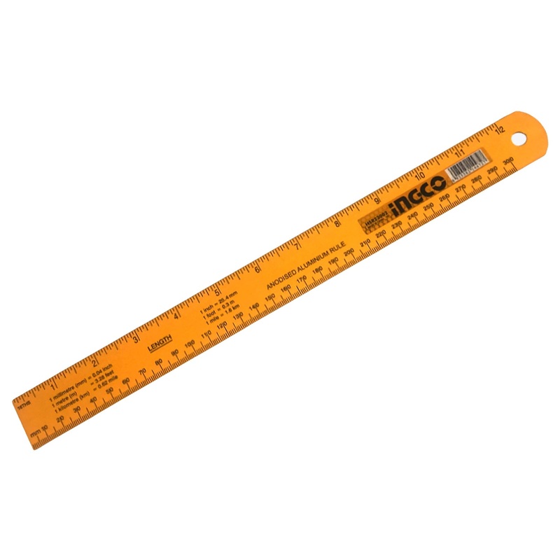 Ingco HSR23002 Aluminum Ruler 30cm