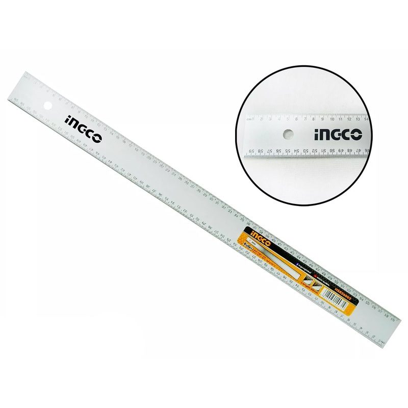 Ingco HSR26002 Aluminum Ruler / Straight Edge 60cm