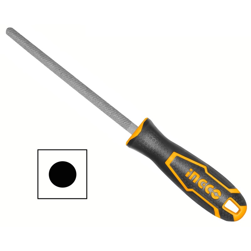 Ingco HSRF088 Round Steel File