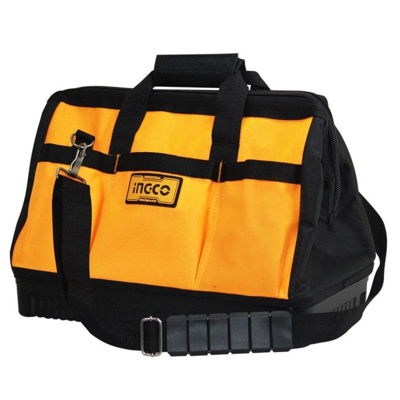 Ingco HTBG07 16-Pocket Big Egg Opening Style Tool Bag 16"