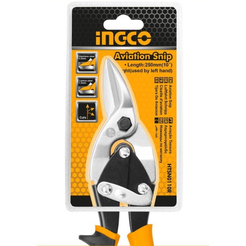 Ingco HTSN0110R Aviation Snip Right 10"